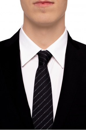 Woolen tie with logo pattern, zdjęcie 2 Woolen tie with logo pattern od Gucci